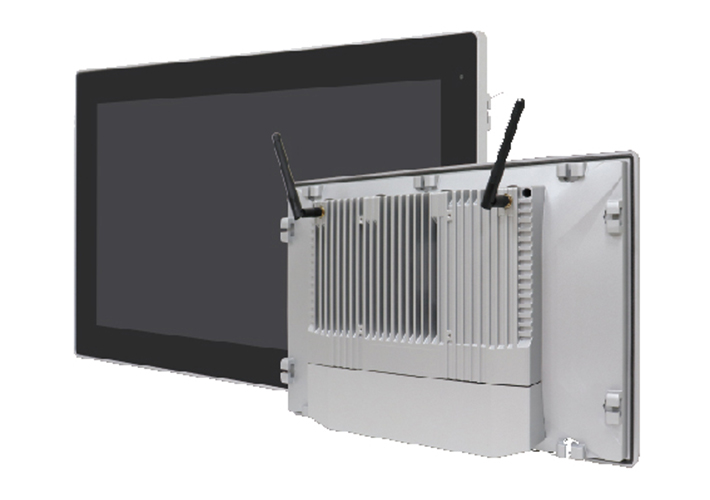 Foto HMI y displays con TFT-LCD de 10.1”, 15.6” y 21.5” para fábricas inteligentes.